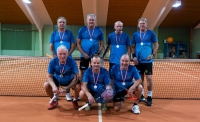 hockend von links: Karl Wieser, MF Manfred Eisenknapp, Georg Bauer stehend von links: Erwin Langbauer, Werner Motz, Ernst Ebner, Ilse Friedhelm