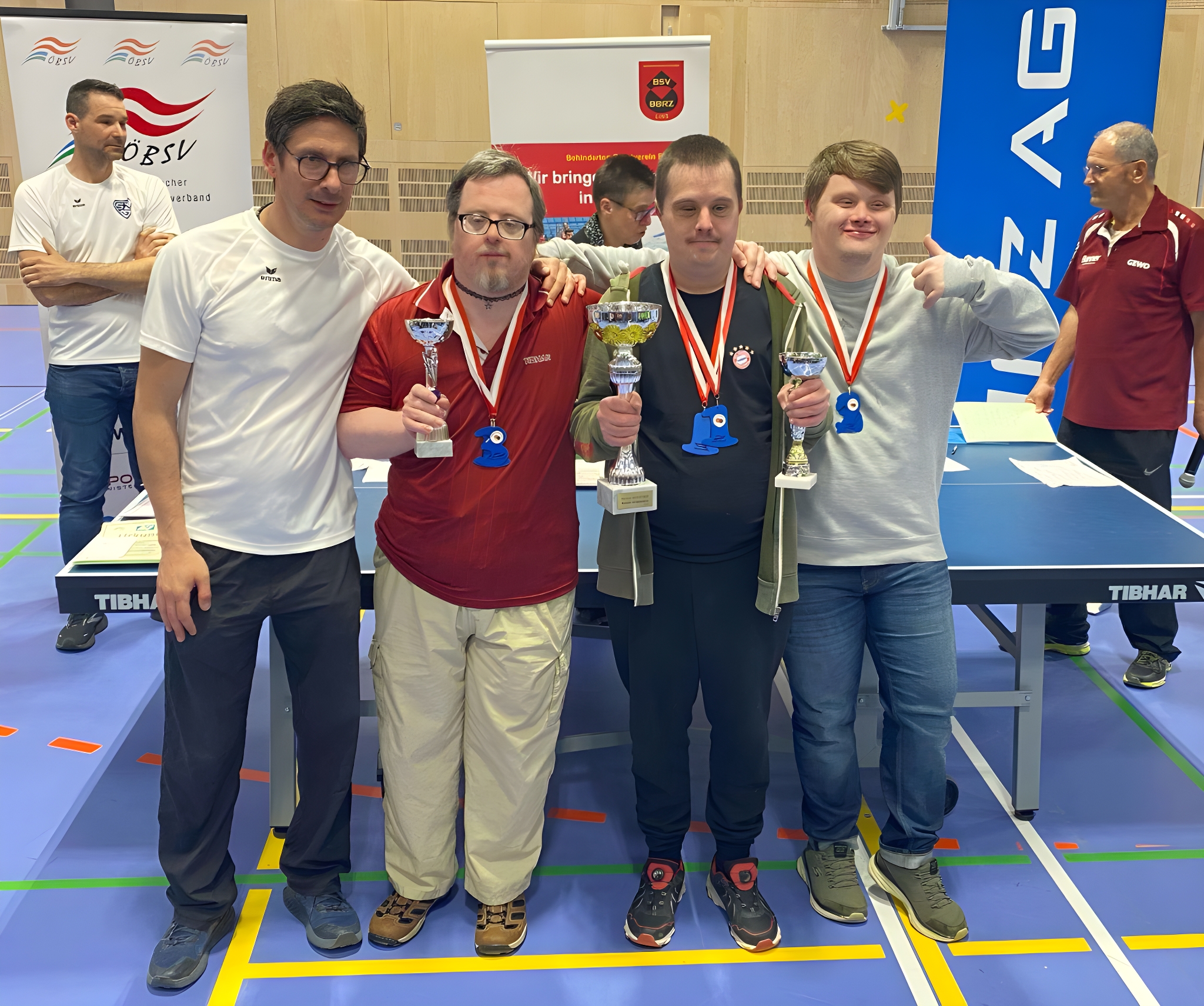 IDrei OÖ. Tischtennis-Landesmeistertitel gingen an den UNION BSV Attnang/Vöcklabruck